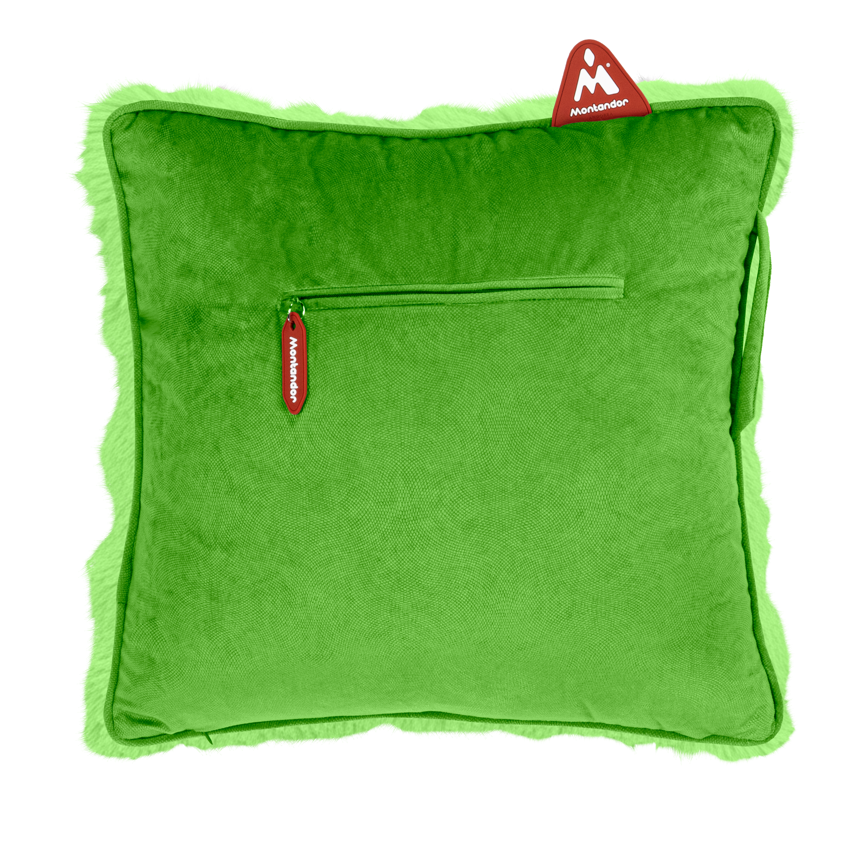 Faux Fur 45x45 | Heat Pad Kussen in Felgroen
