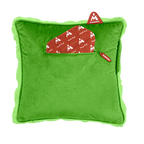 Faux Fur 45x45 | Heat Pad Kussen in Felgroen