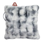 Faux Fur 45x45 | Heat Pad Kussen in Koel Grijs