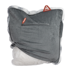 Faux Fur 45x45 | Heat Pad Kussen in Koel Grijs