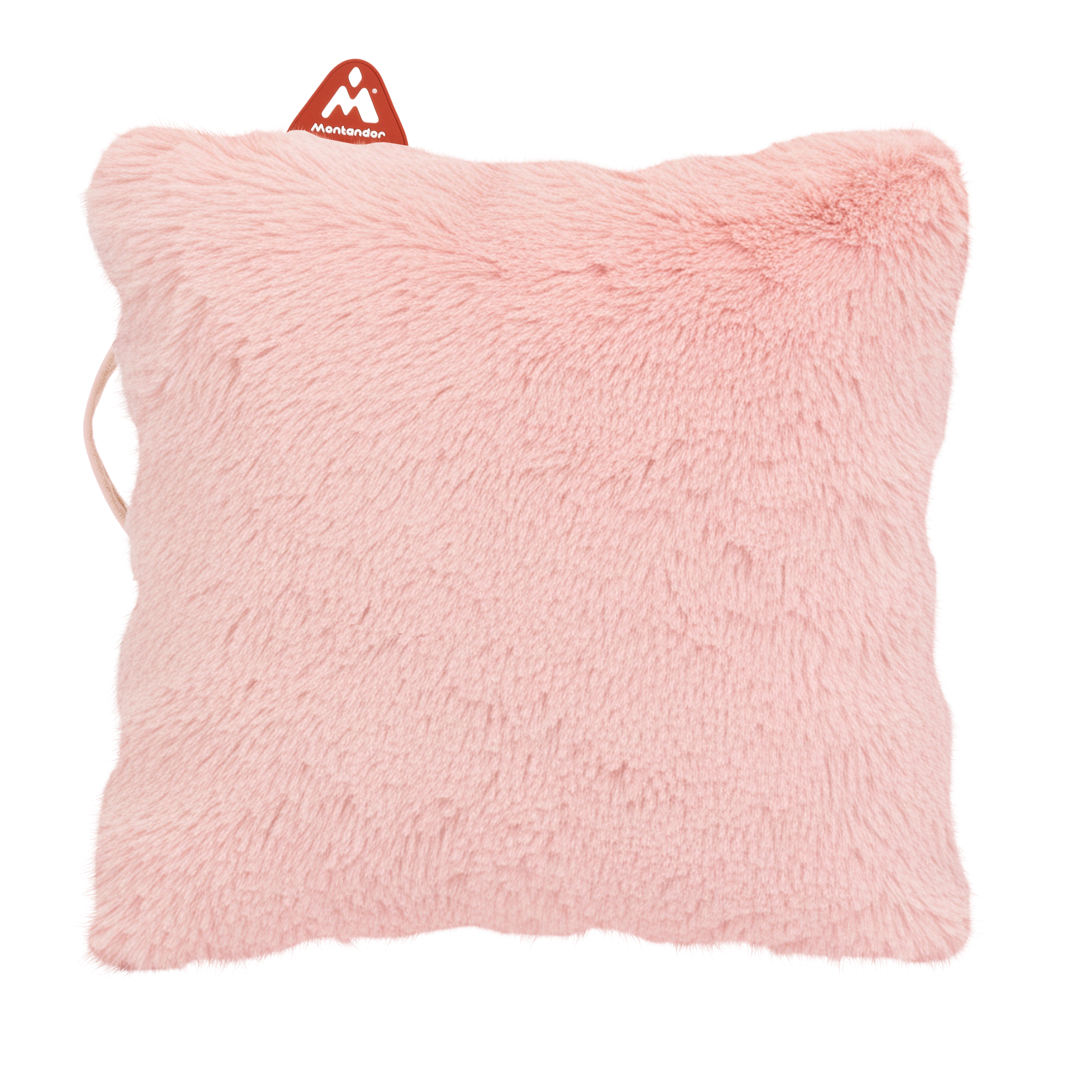 Faux Fur 45x45 | Heat Pad Kussen in Zacht Roze