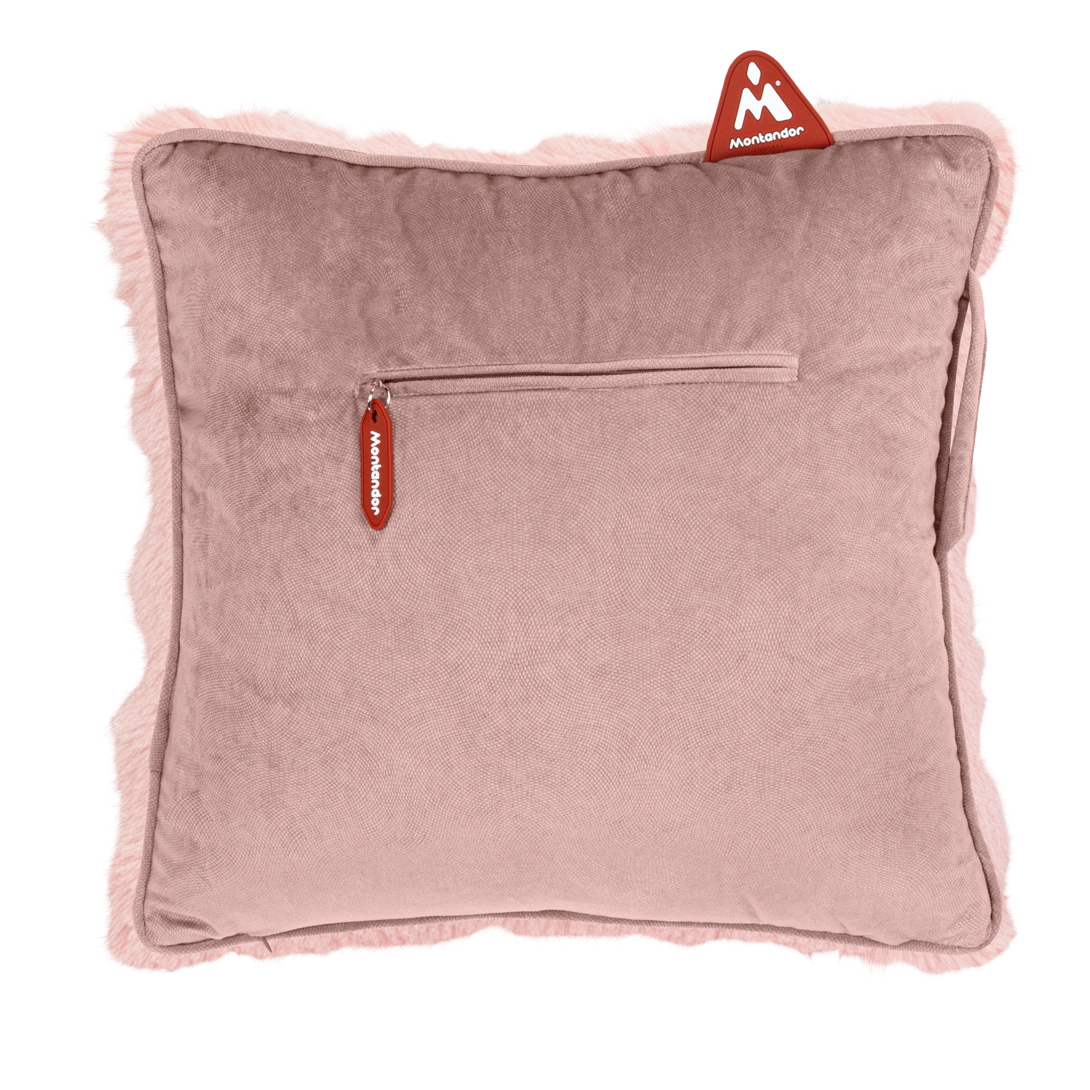 Faux Fur 45x45 | Heat Pad Kussen in Zacht Roze