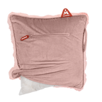 Faux Fur 45x45 | Heat Pad Kussen in Zacht Roze