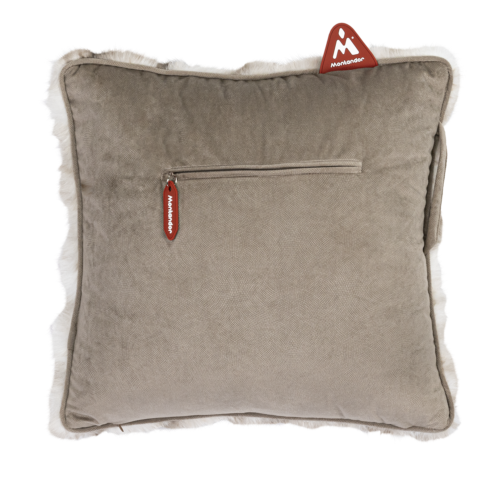 Faux Fur 45x45 | Heat Pad Kussen in Warm Beige
