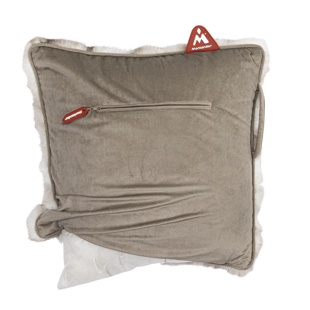 Faux Fur 45x45 | Heat Pad Kussen in Warm Beige