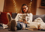 Faux Fur 45x45 | Heat Pad Kussen in Warm Beige