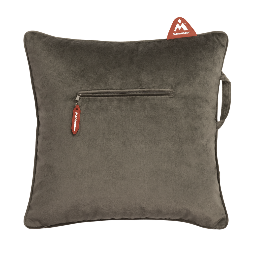Velvet 45x45 | Heat Pad Kussen in Warm Bruin
