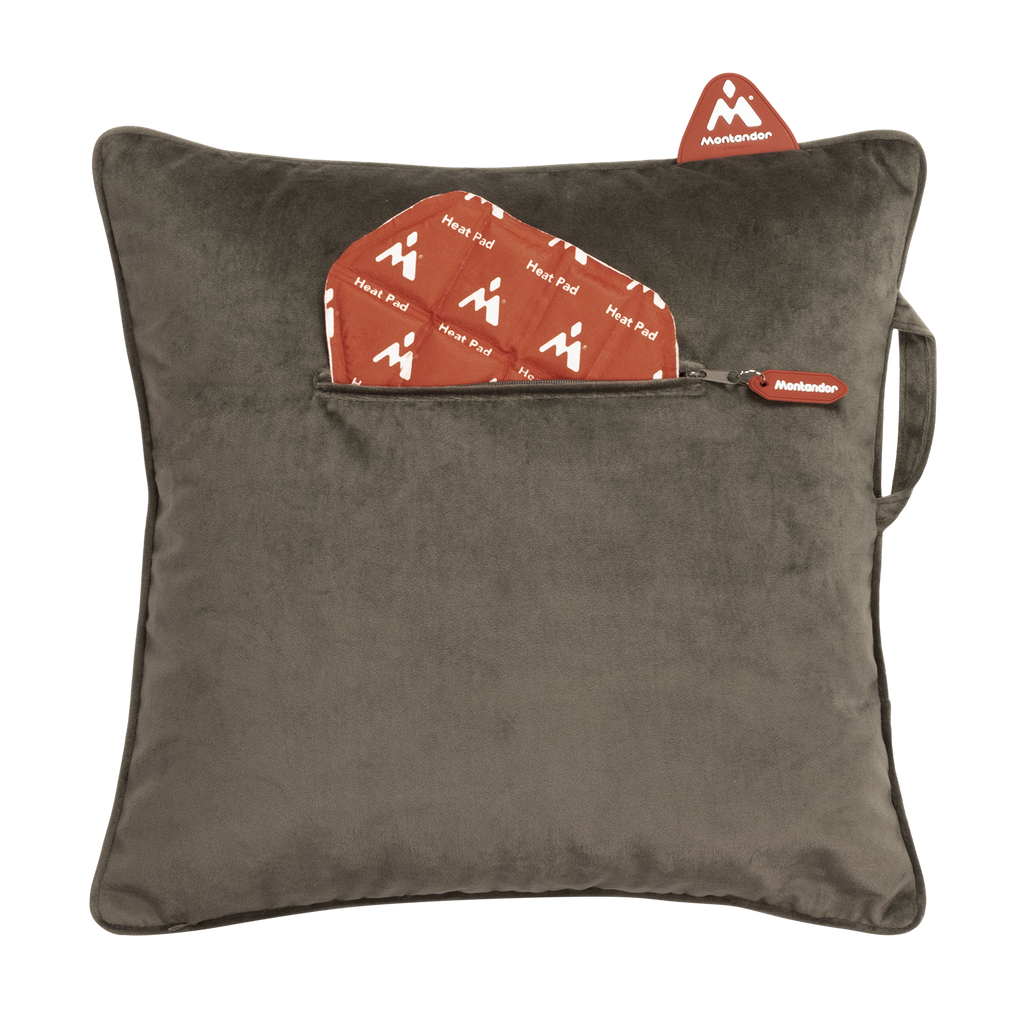 Velvet 45x45 | Heat Pad Kussen in Warm Bruin