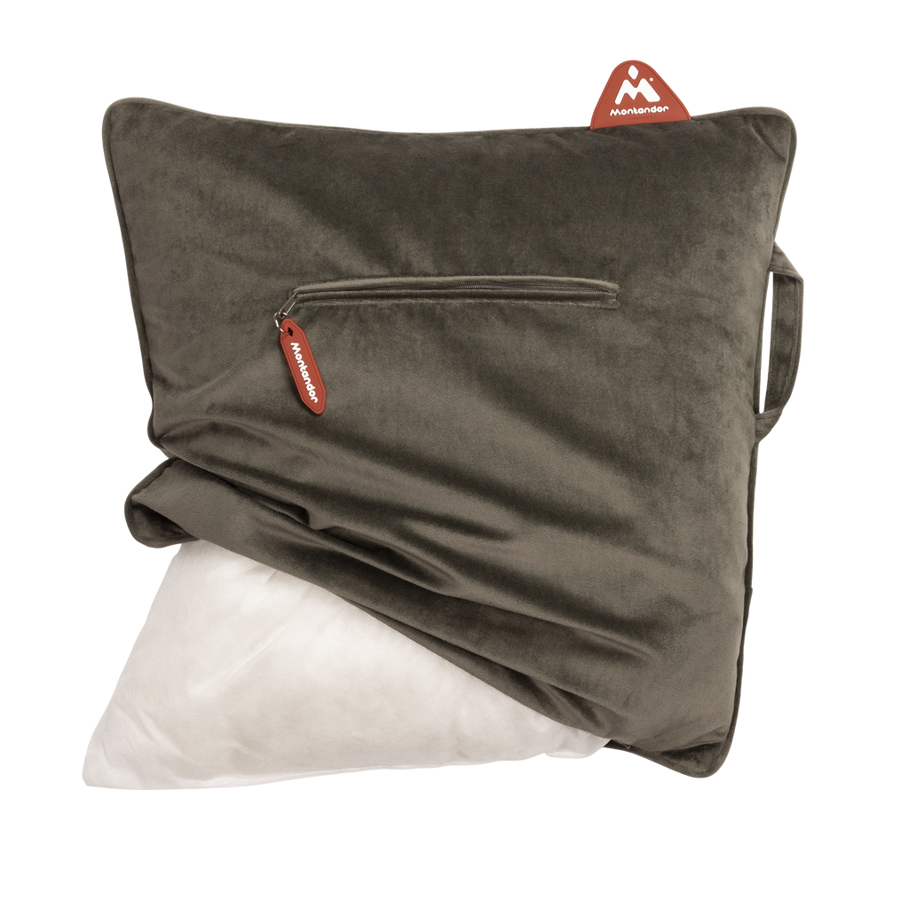 Velvet 45x45 | Heat Pad Kussen in Warm Bruin