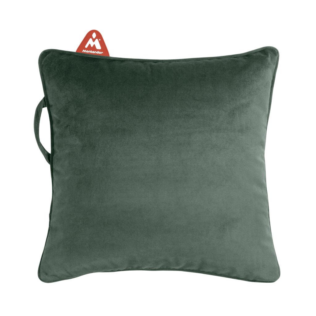 Velvet 45x45 | Heat Pad Kussen in Diep Groen