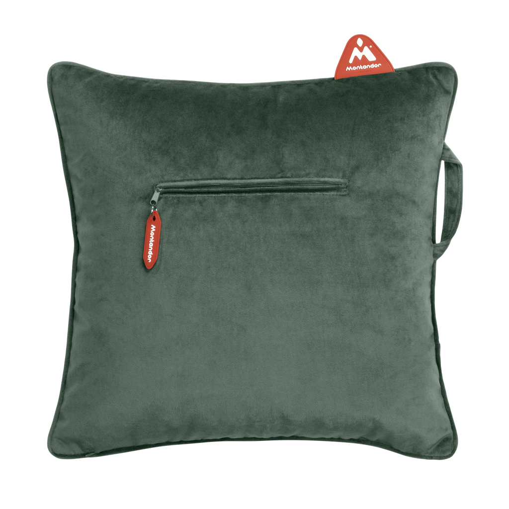 Velvet 45x45 | Heat Pad Kussen in Diep Groen