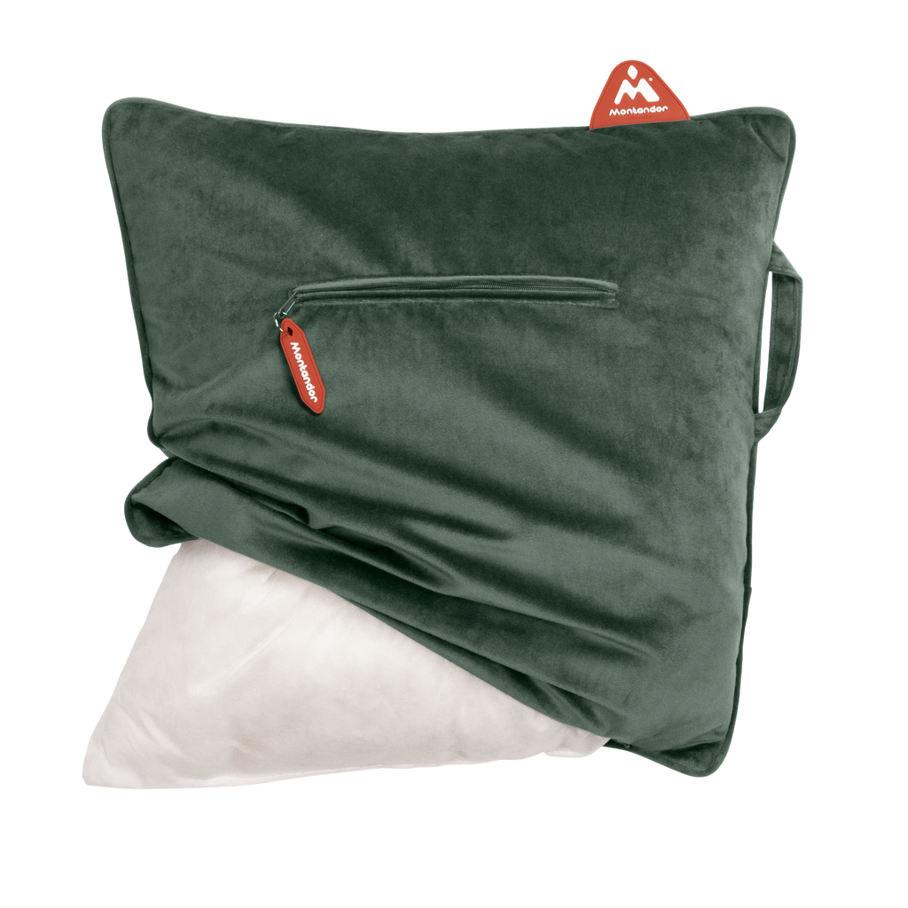 Velvet 45x45 | Heat Pad Kussen in Diep Groen
