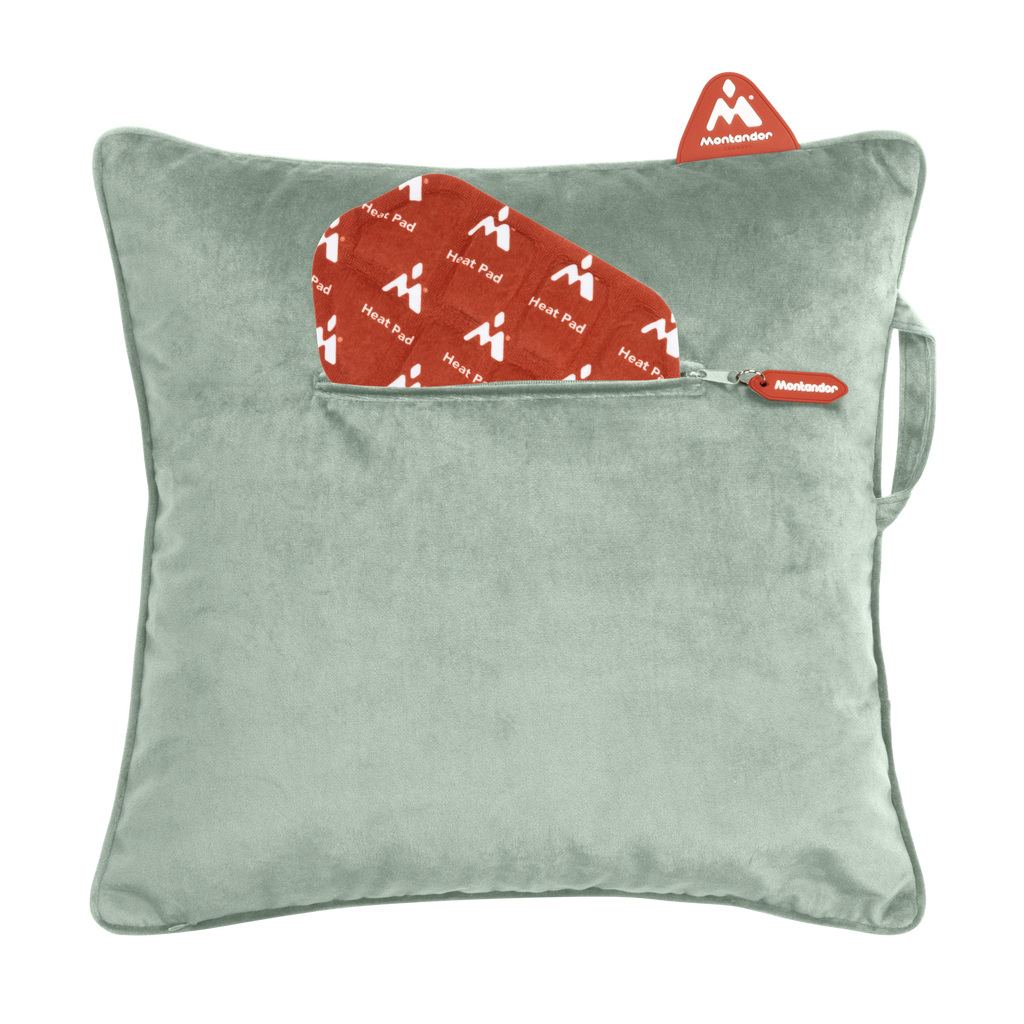 Velvet 45x45 |  Heat Pad Kussen in Muntgroen