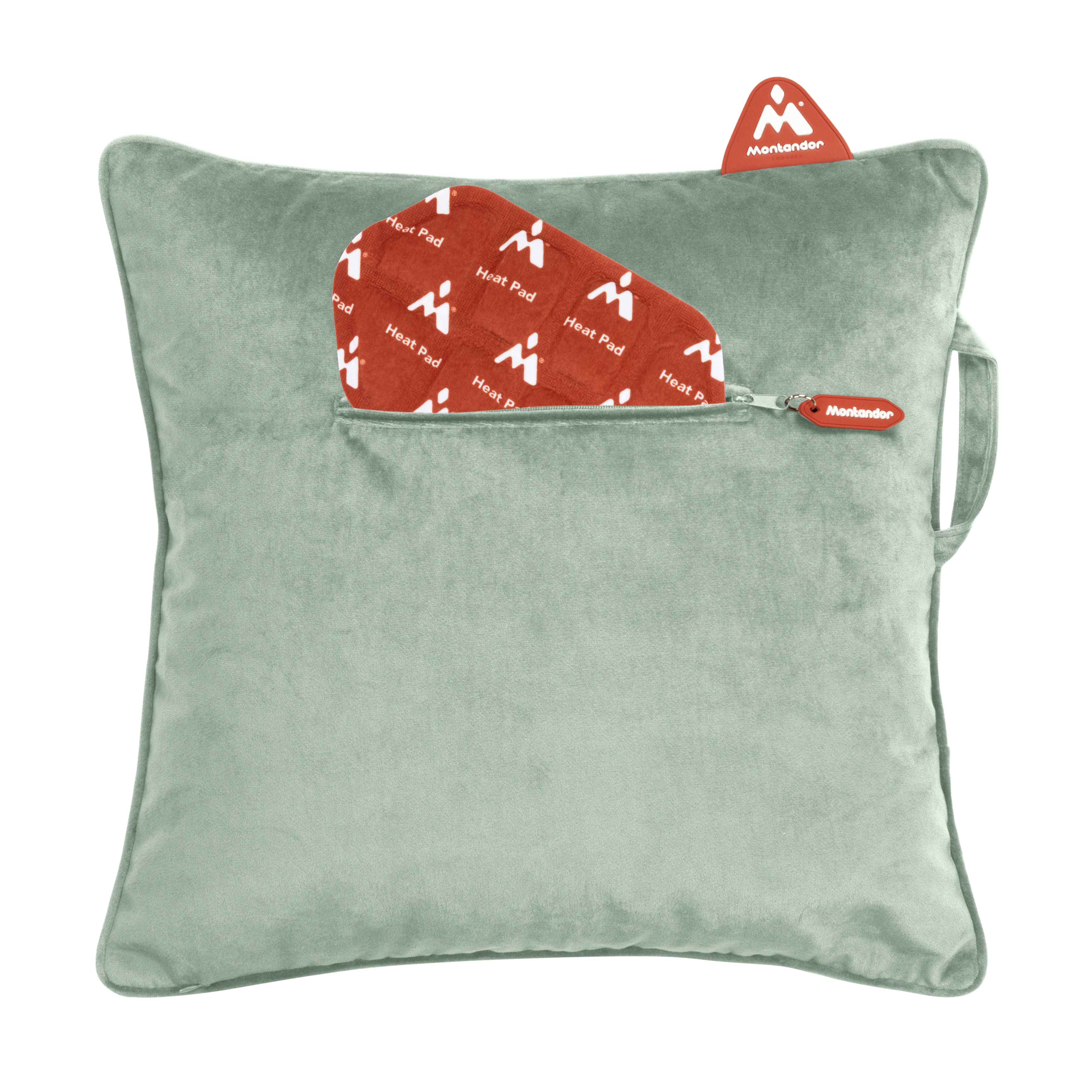 Velvet 45x45 |  Heat Pad Kussen in Muntgroen