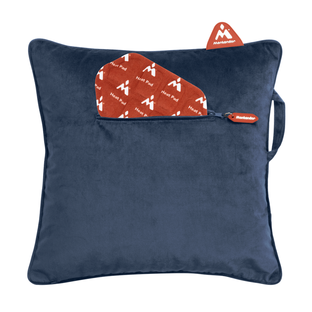 Velvet 45x45 | Heat Pad Kussen in Donkerblauw