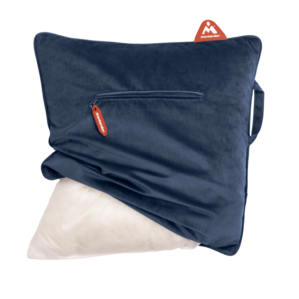 Velvet 45x45 | Heat Pad Kussen in Donkerblauw