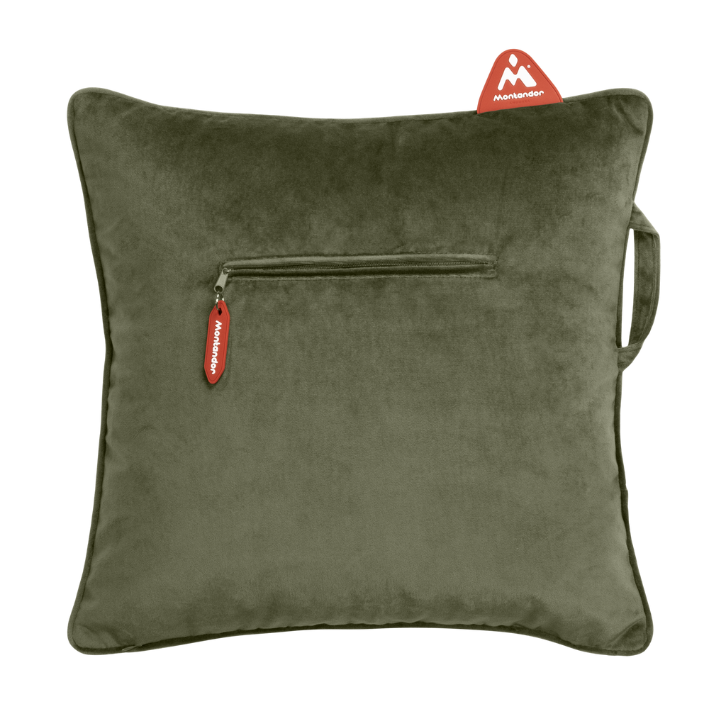 Velvet 45x45 | Heat Pad Kussen in Retro Groen