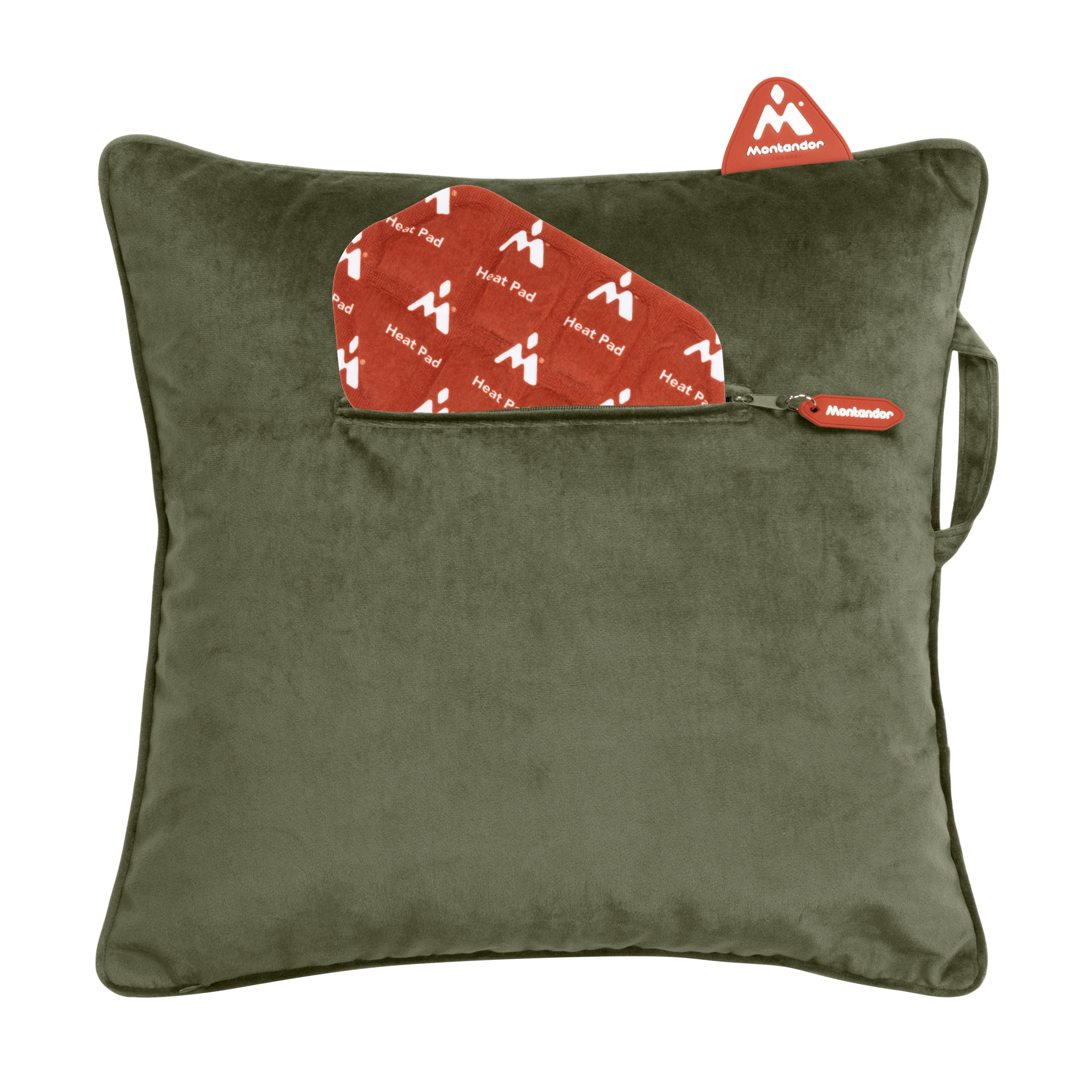 Velvet 45x45 | Heat Pad Kussen in Retro Groen