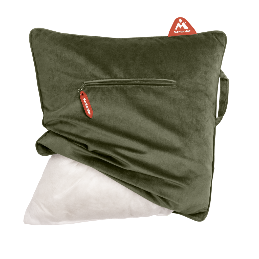 Velvet 45x45 | Heat Pad Kussen in Retro Groen
