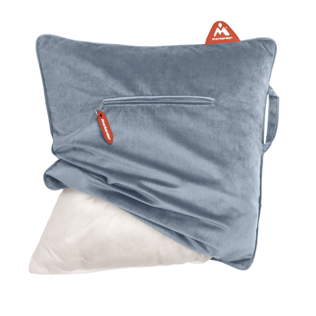 Velvet 45x45 | Heat Pad Kussen in Leiblauw