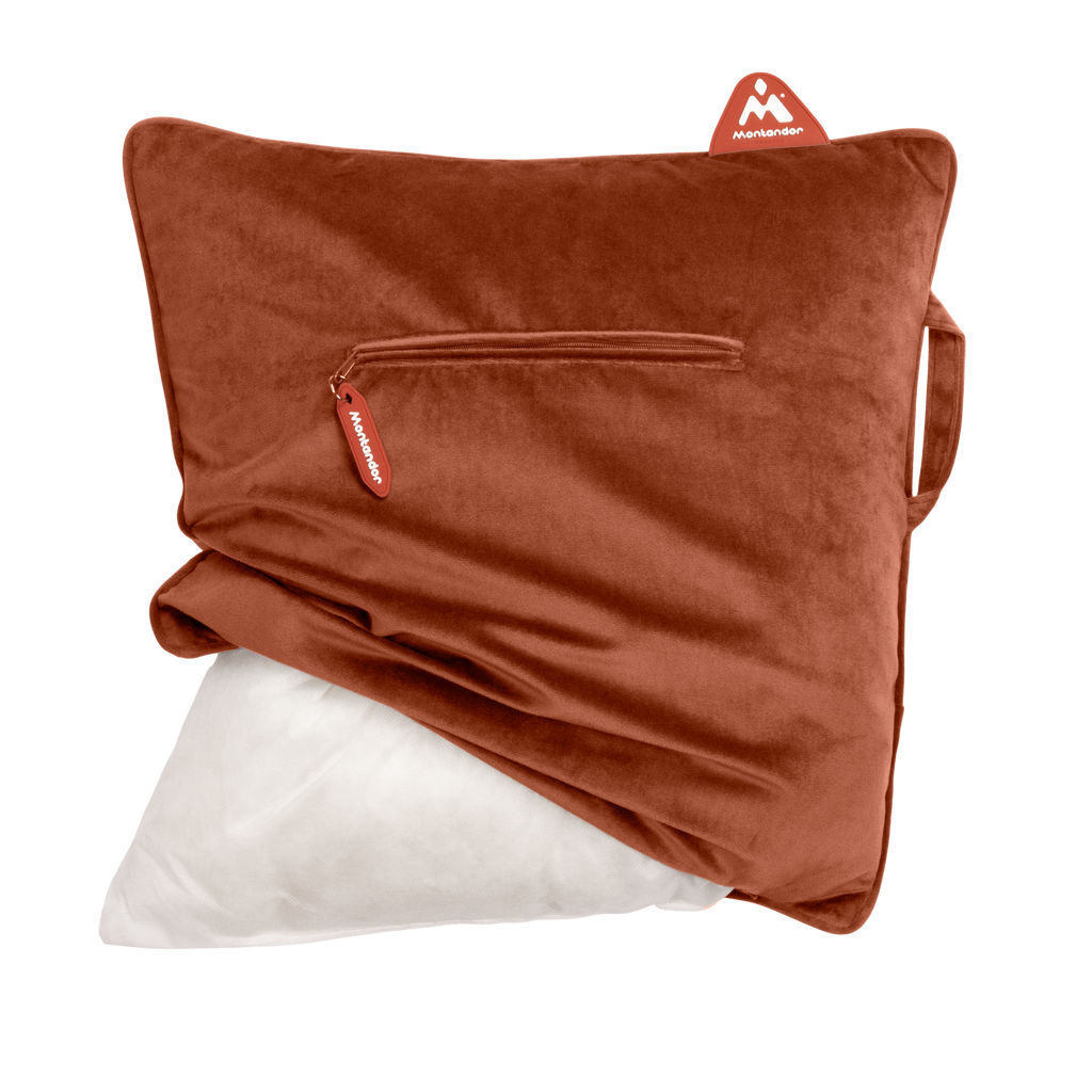 Velvet 45x45 | Heat Pad Kussen in Retro Oranje