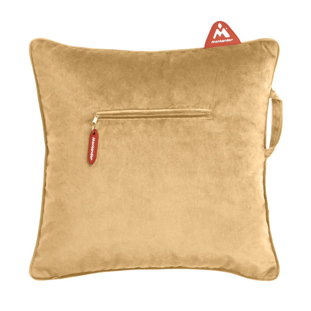 Velvet 45x45 | Heat Pad Kussen in Retro Geel