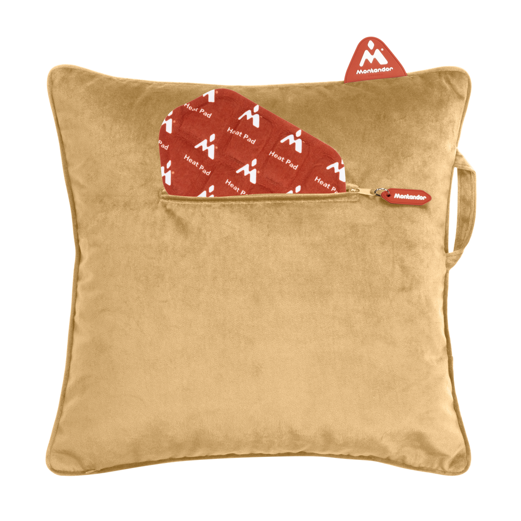 Velvet 45x45 | Heat Pad Kussen in Retro Geel