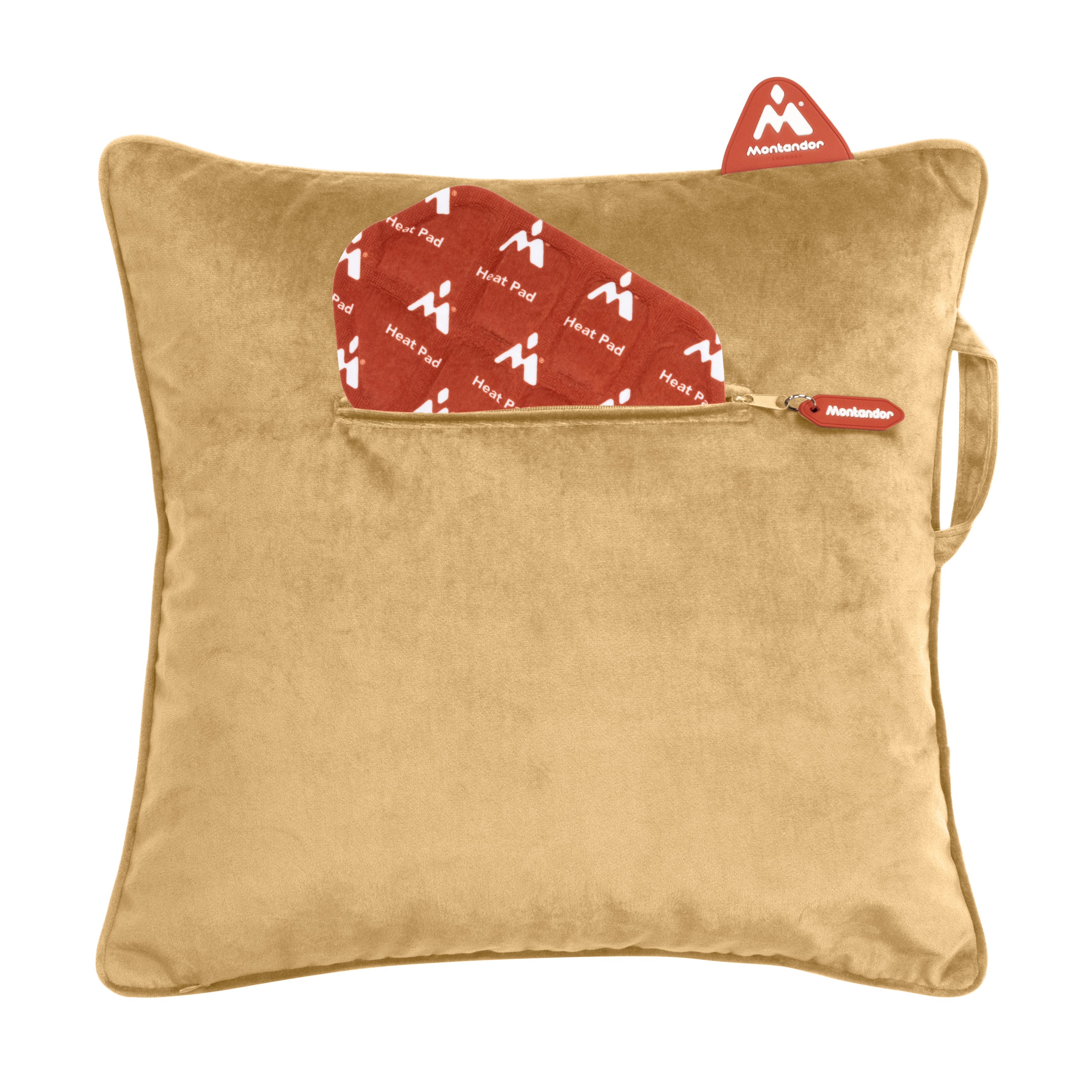 Velvet 45x45 | Heat Pad Kussen in Retro Geel