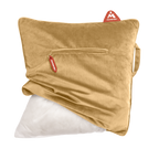 Velvet 45x45 | Heat Pad Kussen in Retro Geel
